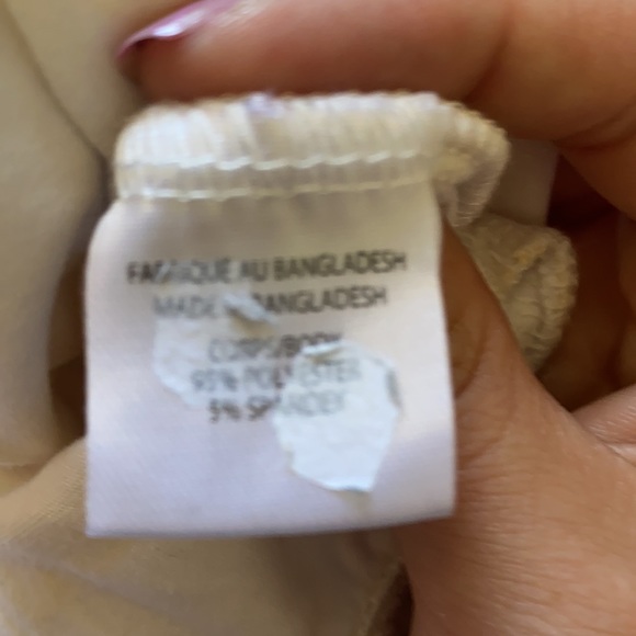 Size small yellow striped shirt - Picture 5 of 5